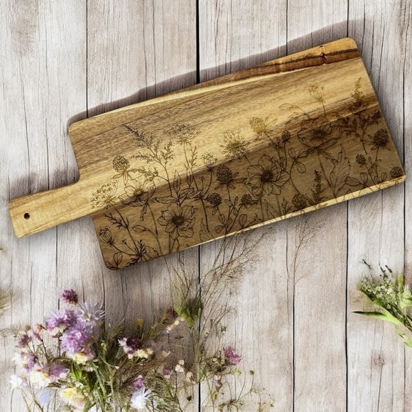 Custom Engraved Charcuterie Cutting Board - Picture 1 of 3